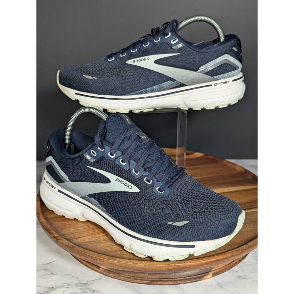 Brooks Ghost 15 Peacoat Navy Blue Women's Running Shoes Size 9.5 B 120380-1B-4